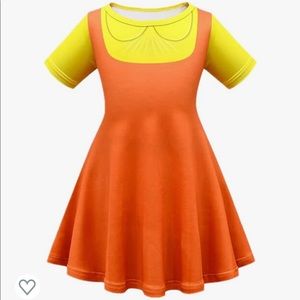 Squid Games Doll Cosplay Dress